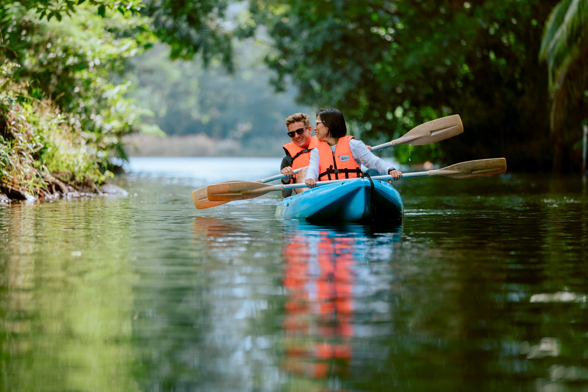 Float through the jungle